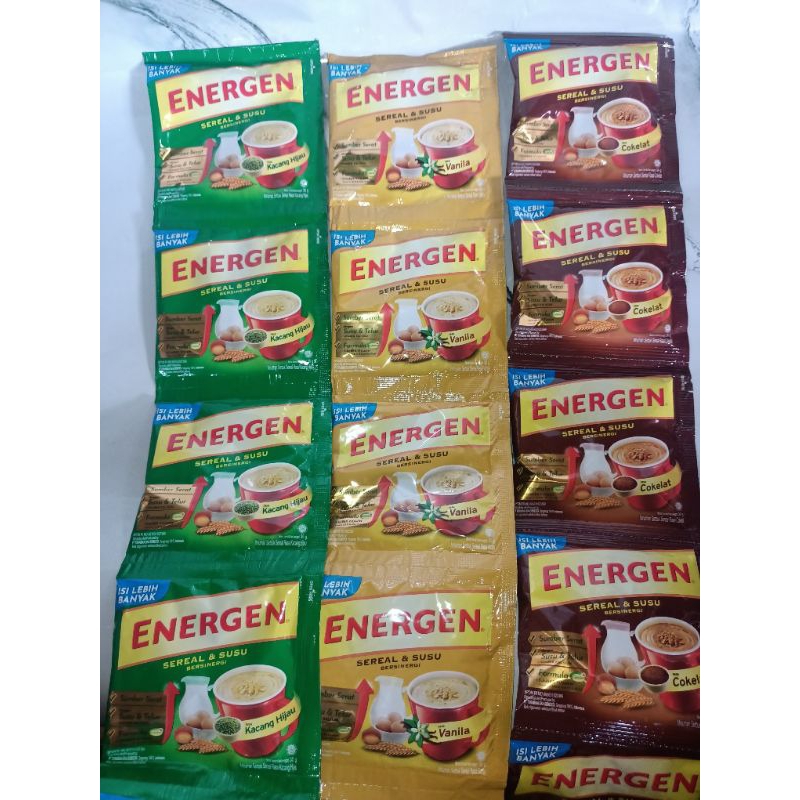 

ENERGEN SEREAL SUSU RENCENG ISI 10 SACHET 32gram