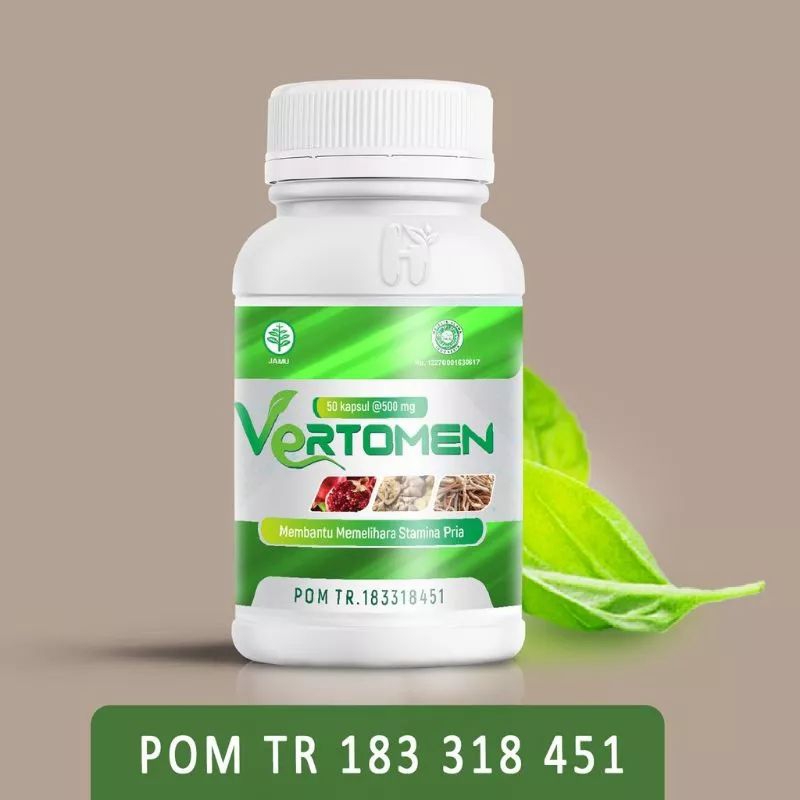 Vertomen penambah penyubur sperma pria vertomen di jamin Ampuh 100% BPOM