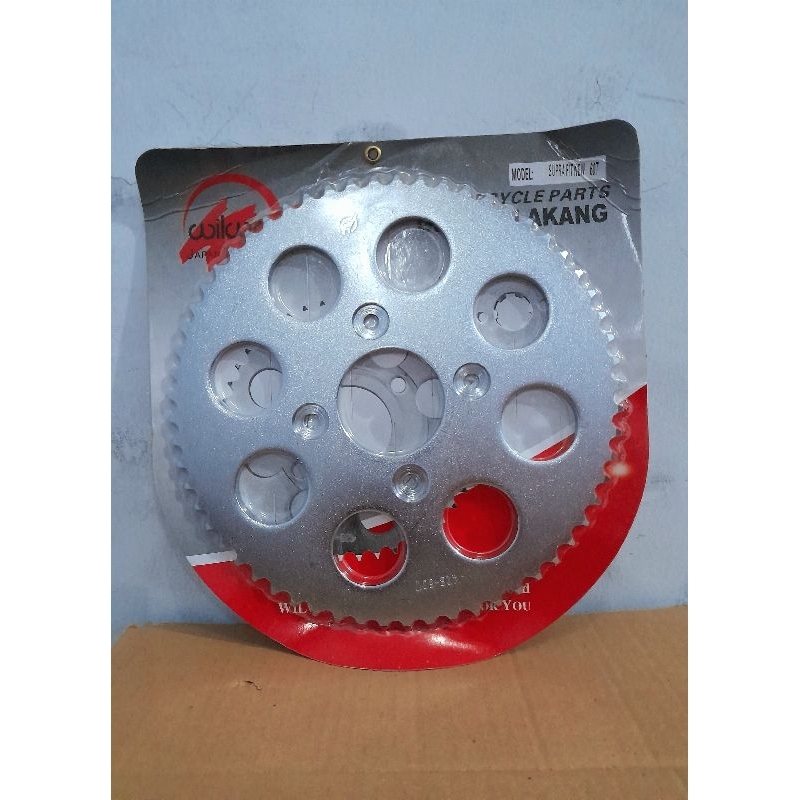 Gir Gear Belakang Supra Fit New Kharisma Revo 438 60T 60 Mata Pnp GL mega pro 60 T Wilwood