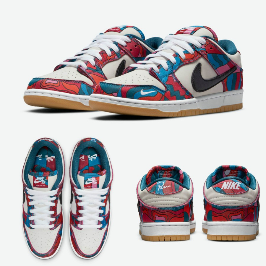 SB DUNK LOW PARRA ABSTRACT ART DH7695-600