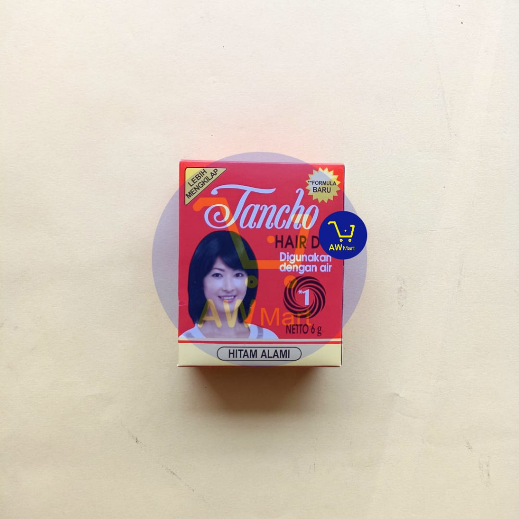 TANCHO SEMIR RAMBUT 6 GRAM - TANCHO HAIR DYE DIGUNAKAN DENGAN AIR 6 GRAM