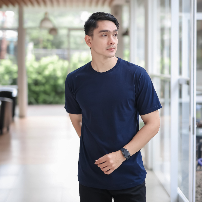 Kaos Polos Slimfit Pendek Pria