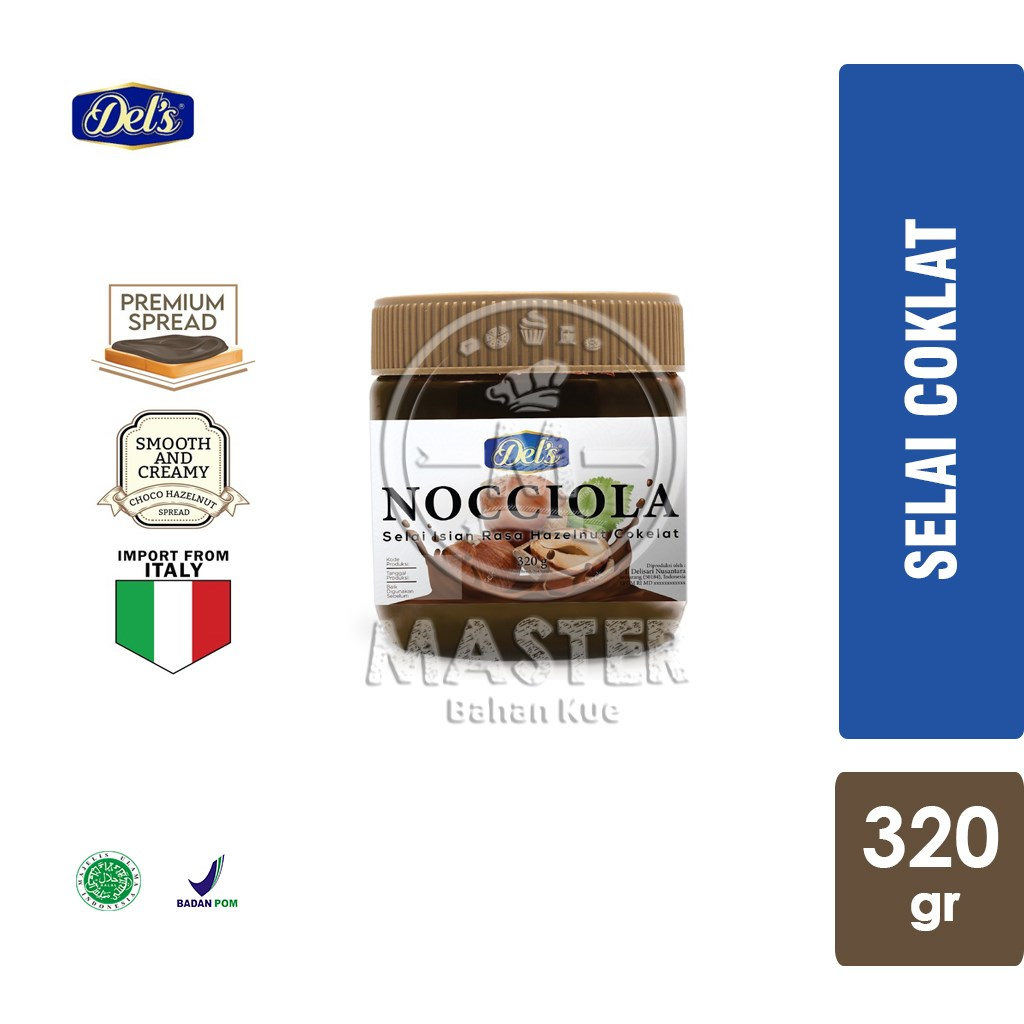 

Selai Coklat Hazelnut Chocolate Spread NOCCIOLA [Botol Kaca 320gr]