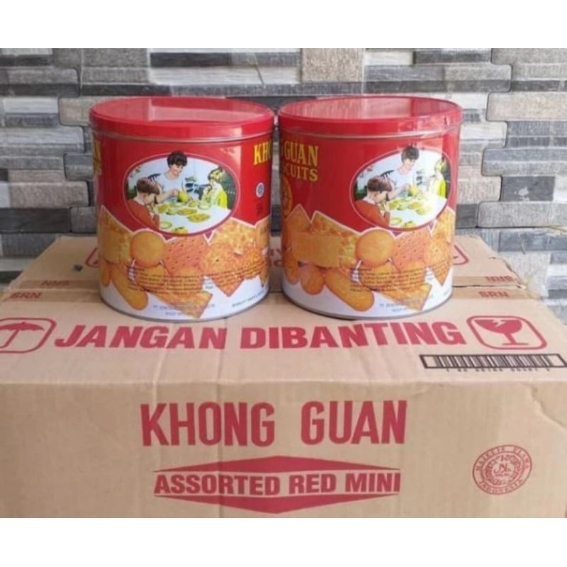 

Biskuit Khong Guan 1 Kaleng Bulat 650gr