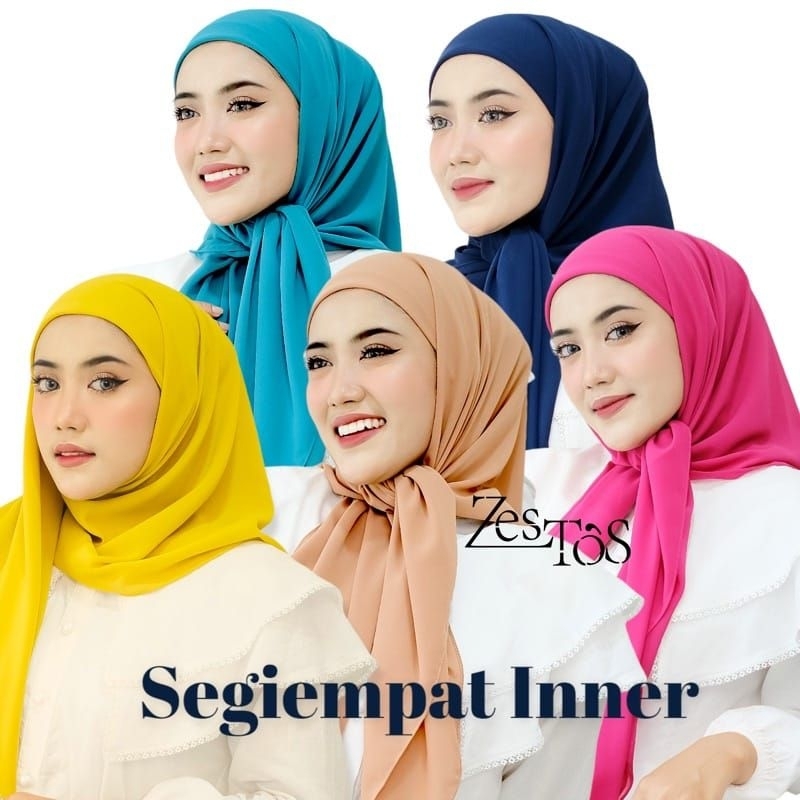 hijab segitiga iner/hijab instan iner nyatu dengan hijab ceruti babydoll