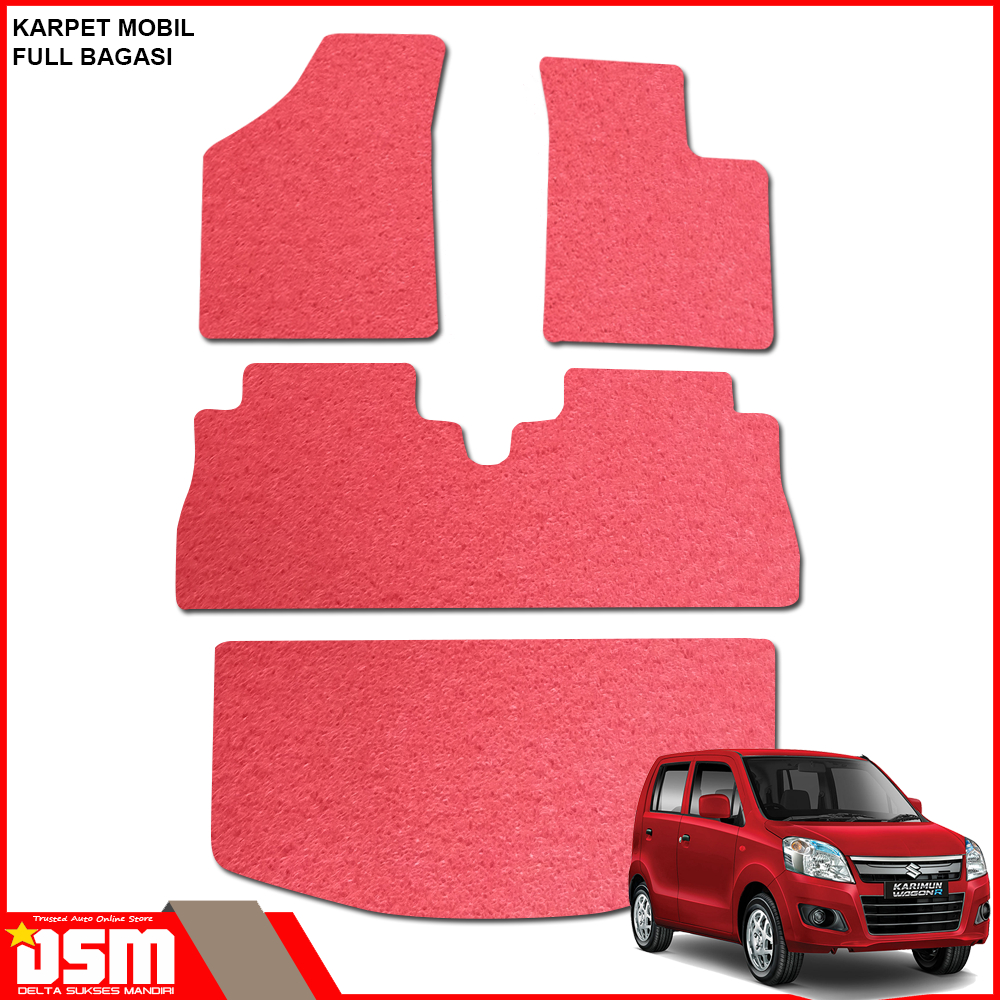 Karpet Mobil Karimun Wagon R - Full Bagasi / Karpet Mie Karimun / Aksesoris Mobil Wagon R / DSM