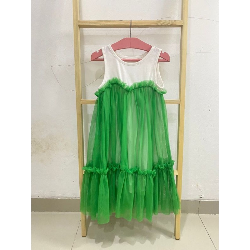 Dress Tule Hijau