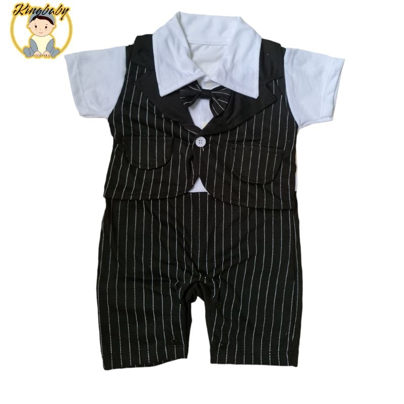 Romper Tuxedo bayi / Romper bayi TUXEDO