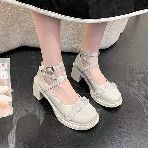 FD Sepatu Marry jane Sepatu Flat Kasual Ballerina Wanita Korean Style Terbaru KI-028