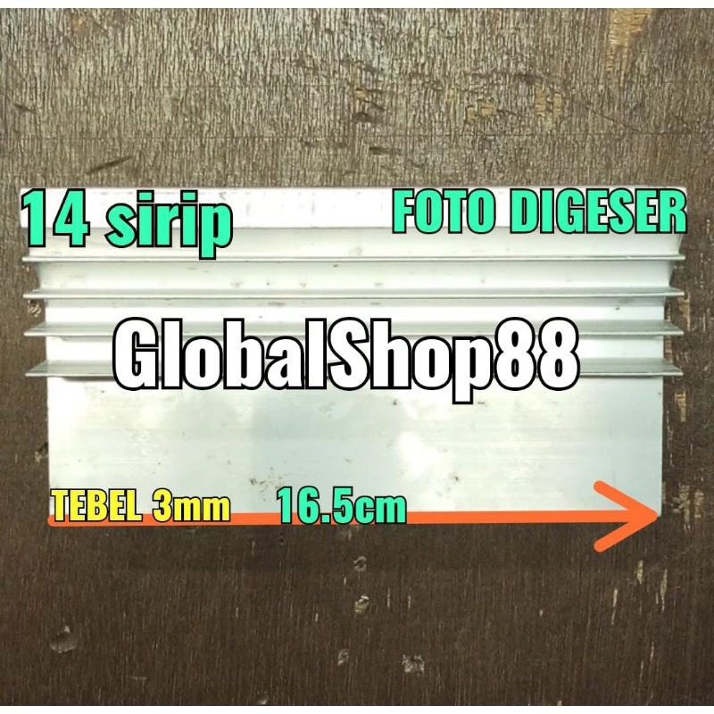 PENDINGIN 4TR 4 TR SANKEN FINAL TOSHIBA HEATSINK Y TRANSISTOR FINAL HEADSINK HEATSING HEADSING ALUMI