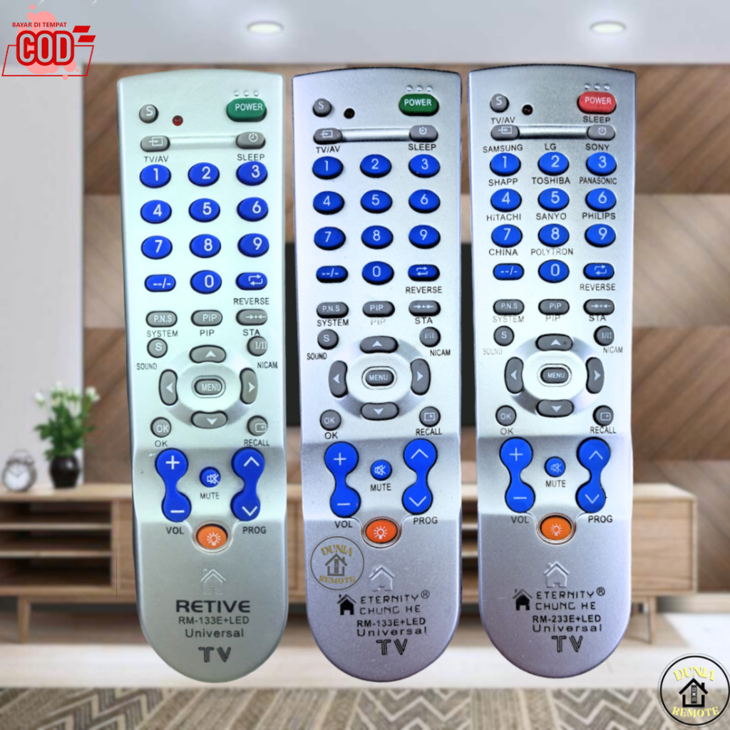 Remot Remote Series Tv Multi Tabung Led Lcd Universal