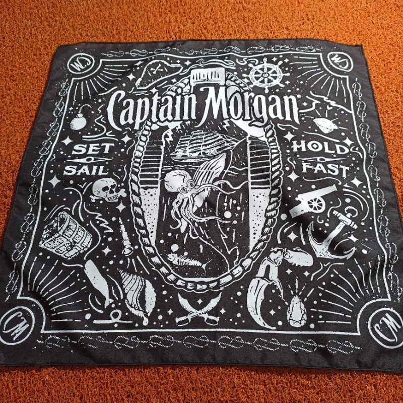 Slayer bandana Nirvana / Captain Morgan Best Quality ( Terlaris )