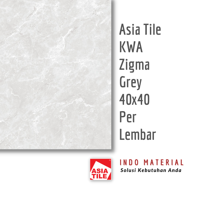Keramik Asia Tile Zigma Grey 40x40 cm KWA | Jual Eceran Keramik Per Lembar