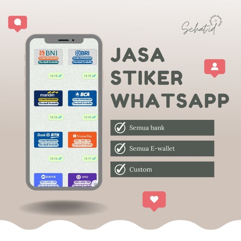 Jasa pembuatan stiker WhatsApp