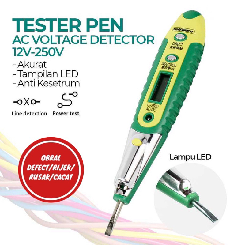 [OBRAL RIJEK] Tester Non Contact AC Detector 12V-250V - VD700