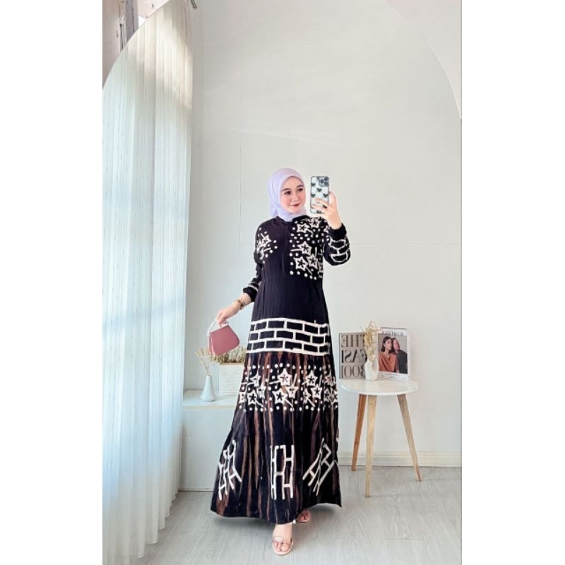 gamis rayon malaman Allsize