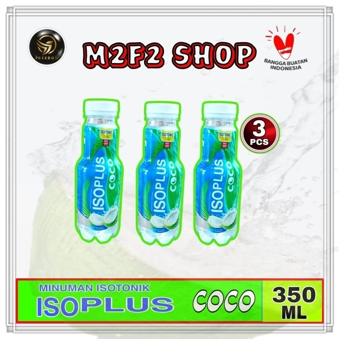 

Isoplus Coco Minuman Isotonik Rasa Kelapa - 350 ml (Kemasan 3 Pcs)