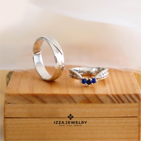 Cincin Couple Nikah bahan Palladium 10%