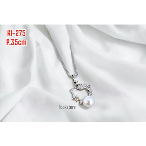 KALUNG ANAK ITALY BANDUL PERMATA KITTY MUTE/KL-275/KL-274