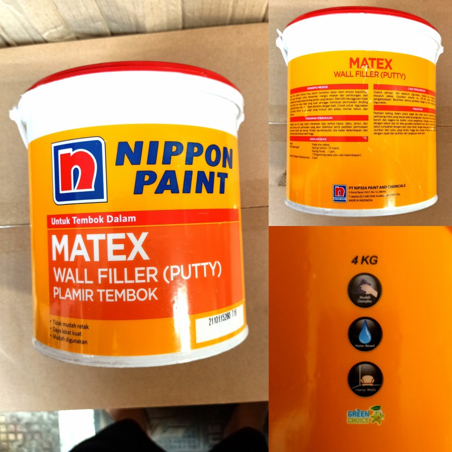 Nippon Plamir matex / wallfiller / putty - 4kg