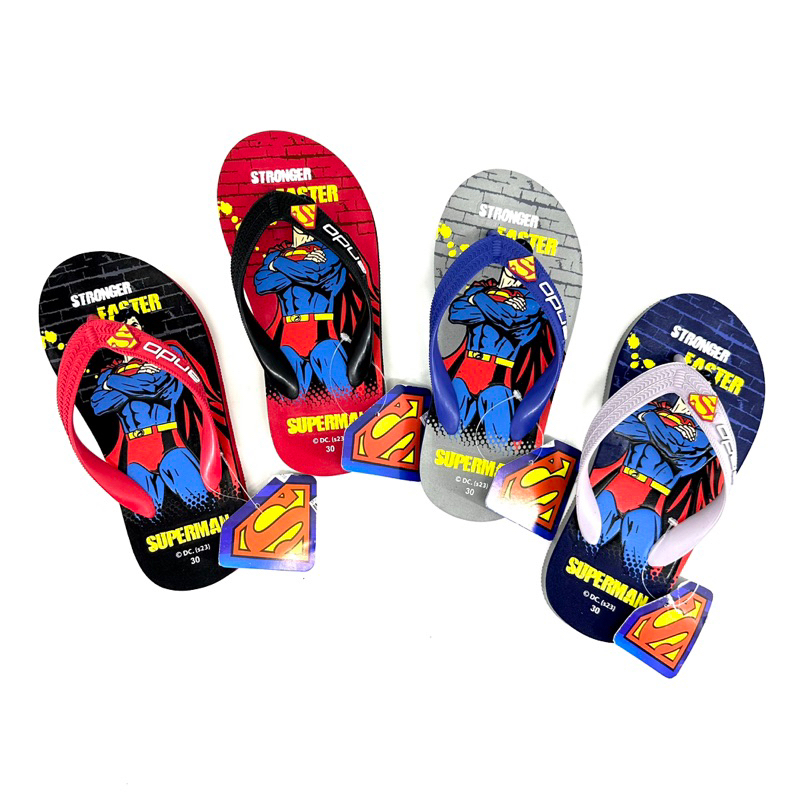 Sandal Jepit Anak Kecil ANDO BATMAN / SUPERMAN SPM 2301 AK (28-32)