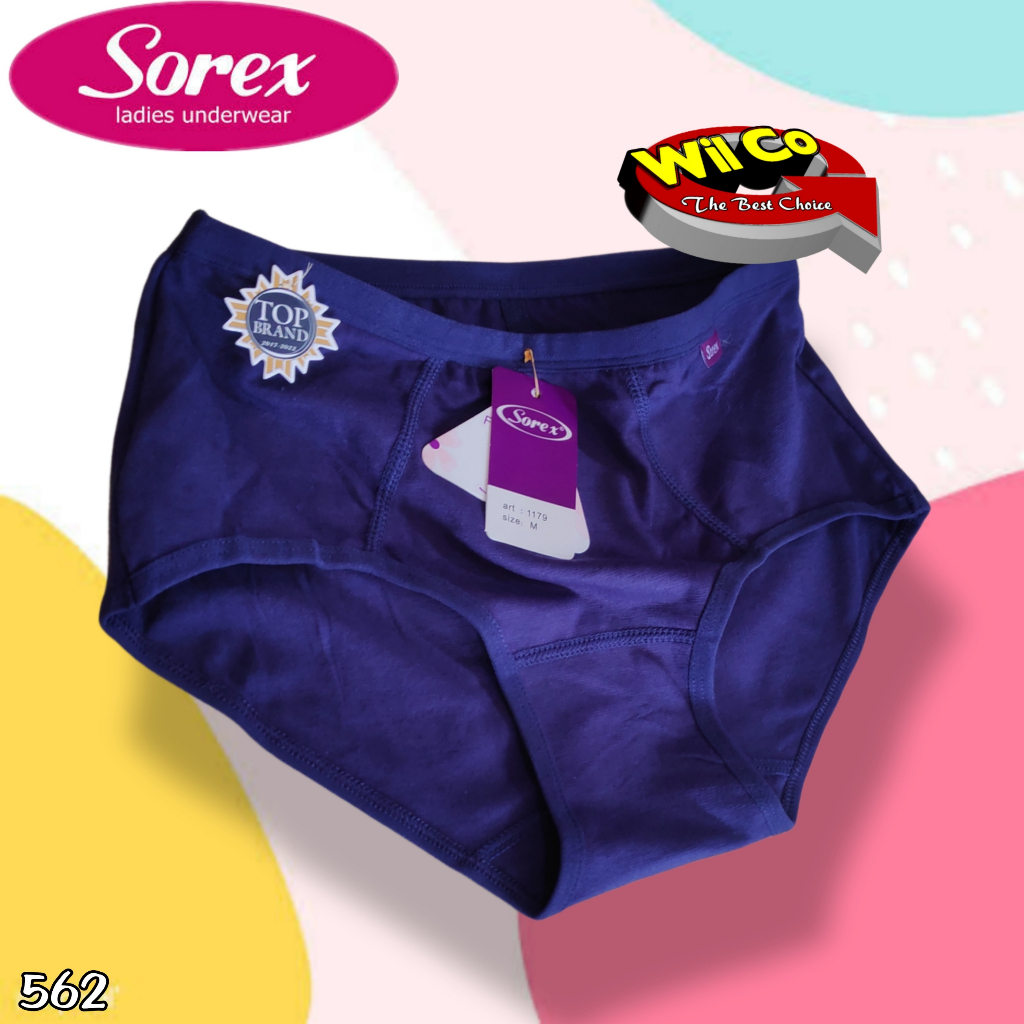 K562 - [Harga Per 1 Potong] CELANA DALAM WANITA PAKAIAN WANITA PAKAIAN DALAM SOREX MIDI SIZE M - QL