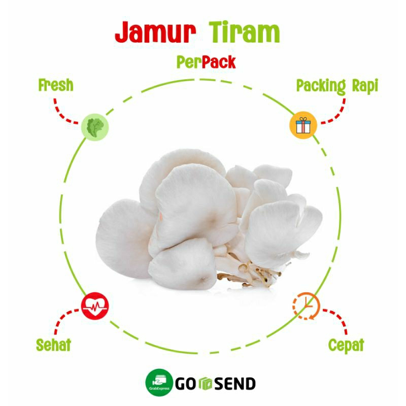 

JAMUR TIRAM PACK / OYSTER MUSHROOM / FRESH VEGETABLE
