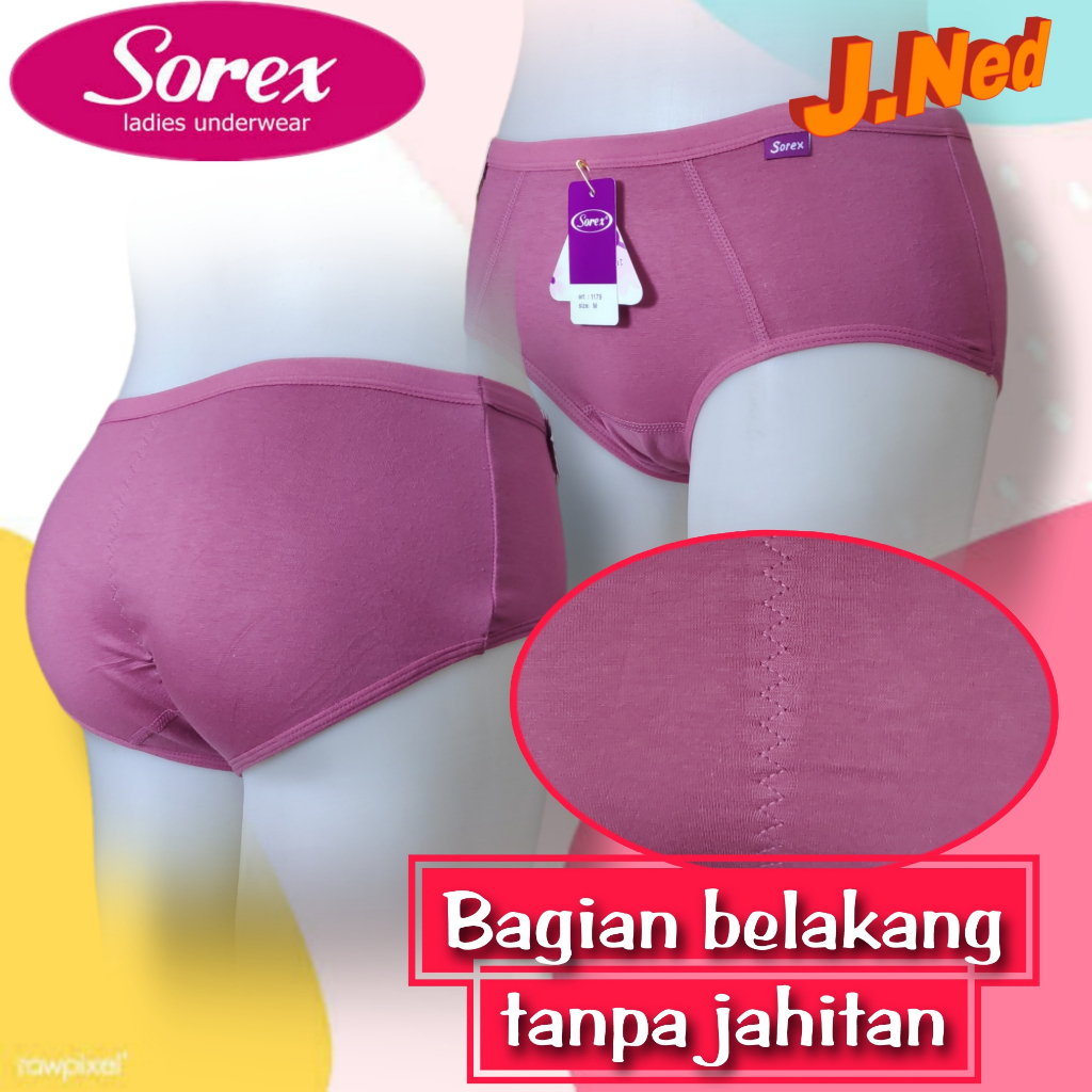 J562 ( SATU PCS ) CELANA DALAM WANITA SOREX MIDI SIZE M - QL