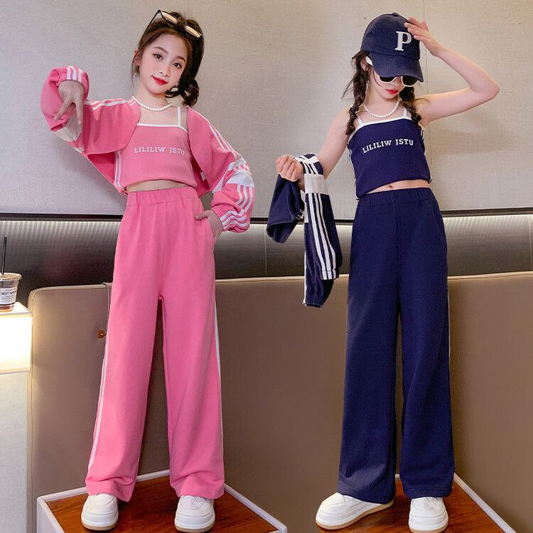 [JEWELS KIDS] LEAH KULOT CARDIGAN SET/SETELAN CELANA KULOT ANAK TANGGUNG IMPORT/SETELAN BAJU FASHION
