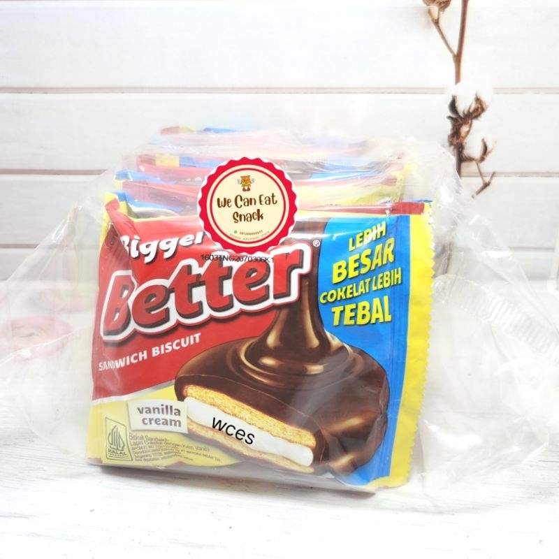 

Biskuit Better Coklat 27gr (1 pack isi 10)