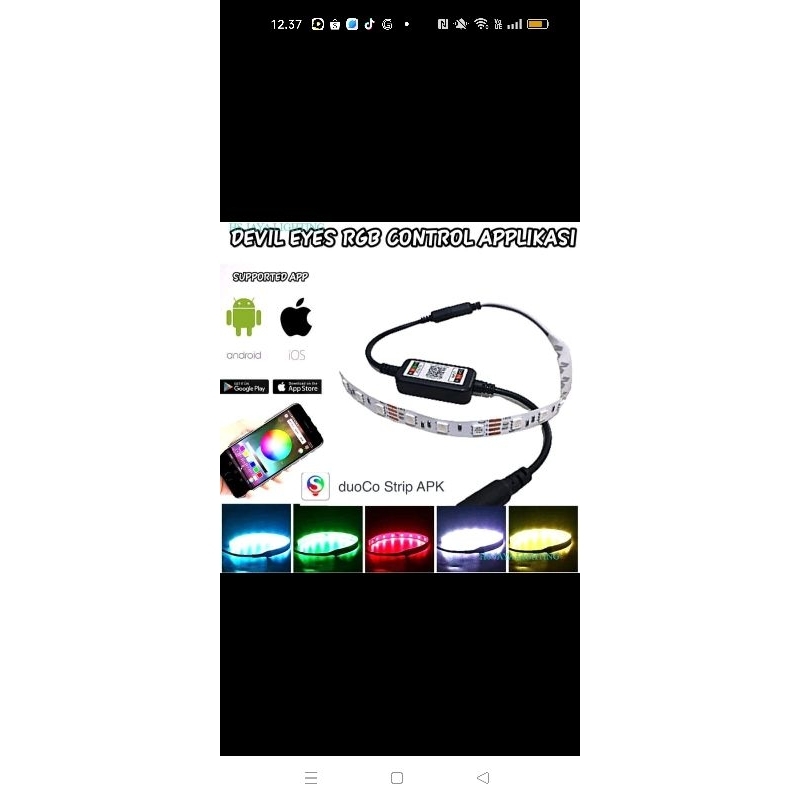 DEVIL EYE RGB BLUETOOTH ANDROID