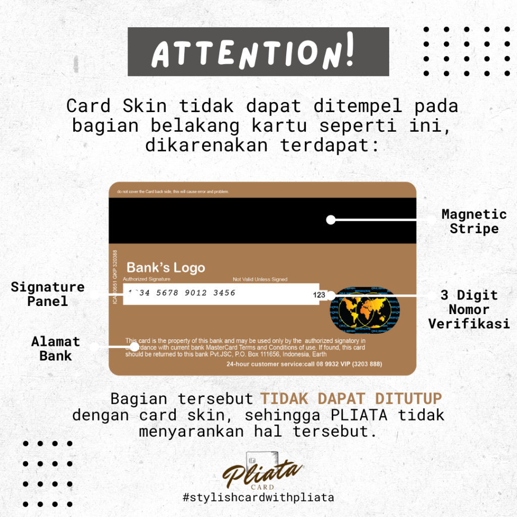 (FAKE) CIMB Private Banking HOLOGRAM SERIES - Card Cover Skin Sticker - PLIATA Stiker Kartu ATM, E-Money, E-Toll