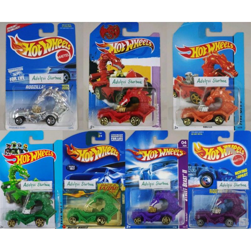 hotwheels hot wheels rodzilla rodzila hw city street beast II animal dragon naga virtual collection 