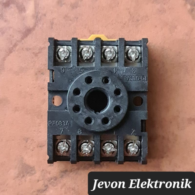 Soket Relay 8 11 kaki p pin Bulat Socket 8p 11p