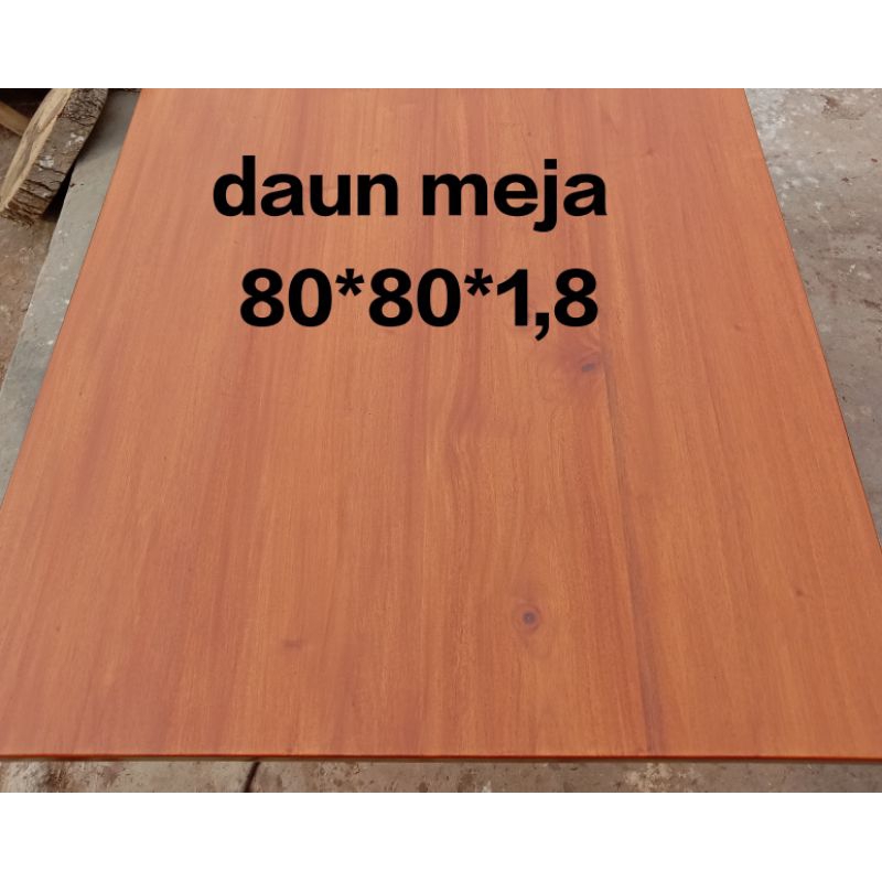 papan kayu daun meja 80*80*2 cm