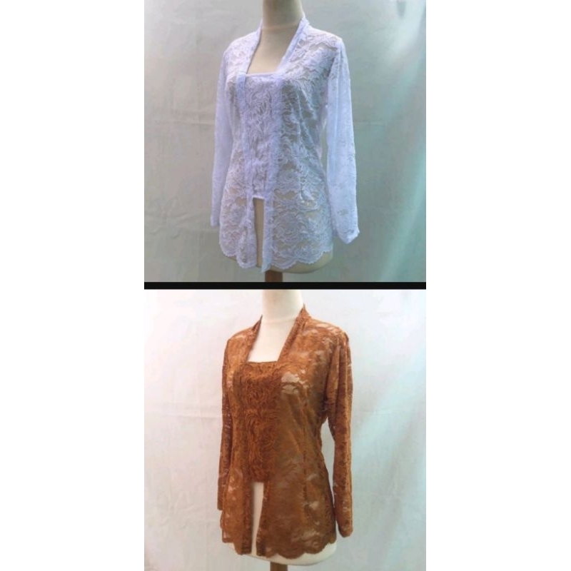 kebaya burkat isi 2 pcs random tanpa lubang kancing/kebaya burkat/kebaya burkat termurah/kebaya