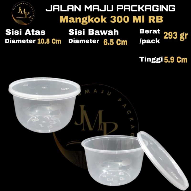 MANGKOK FOOD BOWL 300ML RB • THINWALL 300ML Mangkok • DM