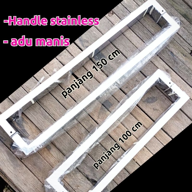 Gagang pintu stainless adu manis panjang 150 cm/Handle pintu stainless