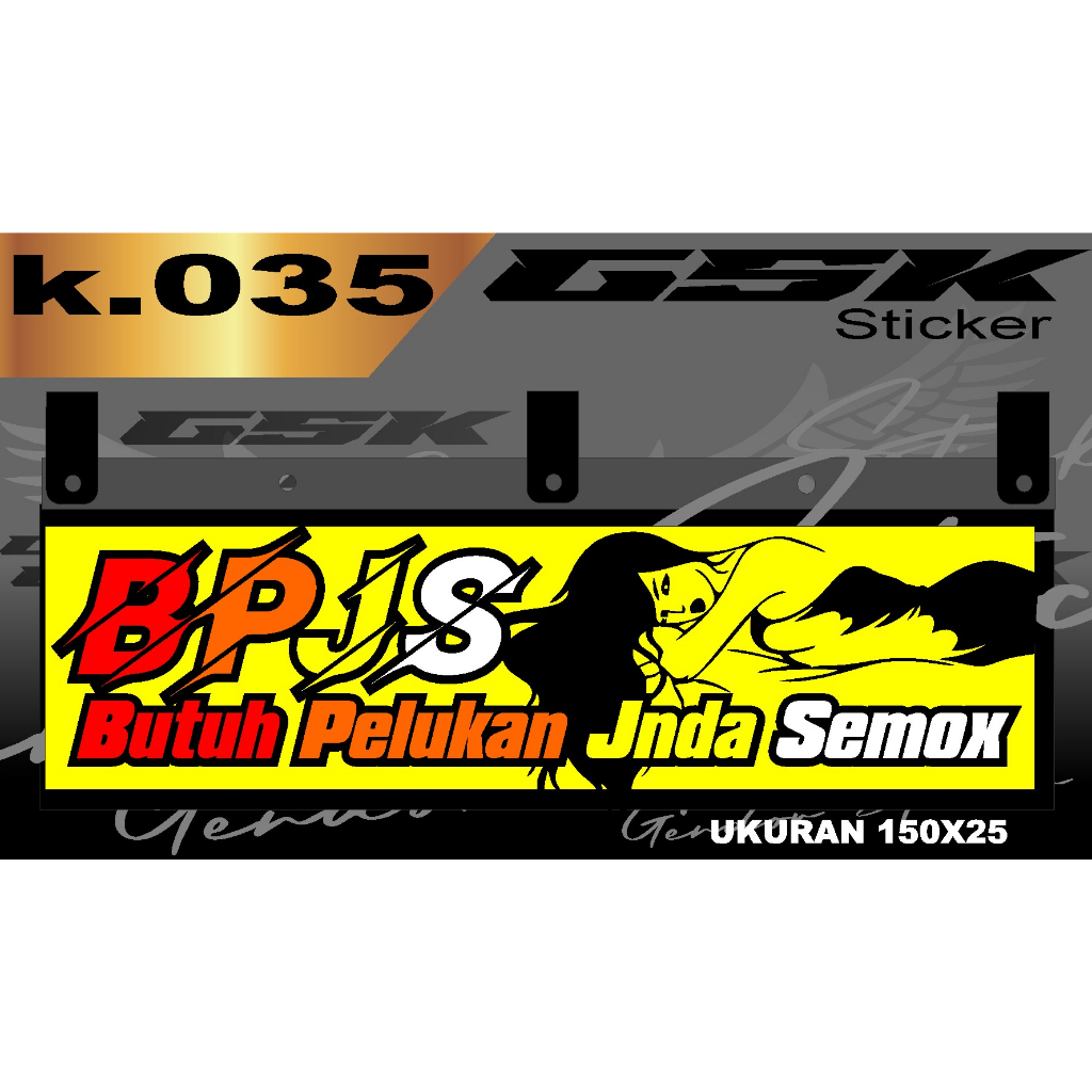 Stiker Cutting Karpet Belakang Truk All Sticker Variasi Karpet K.035