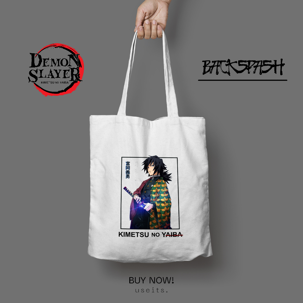 Totebag Anime Demon Slayer Nezuko Pria Wanita - DEMON SLAYER