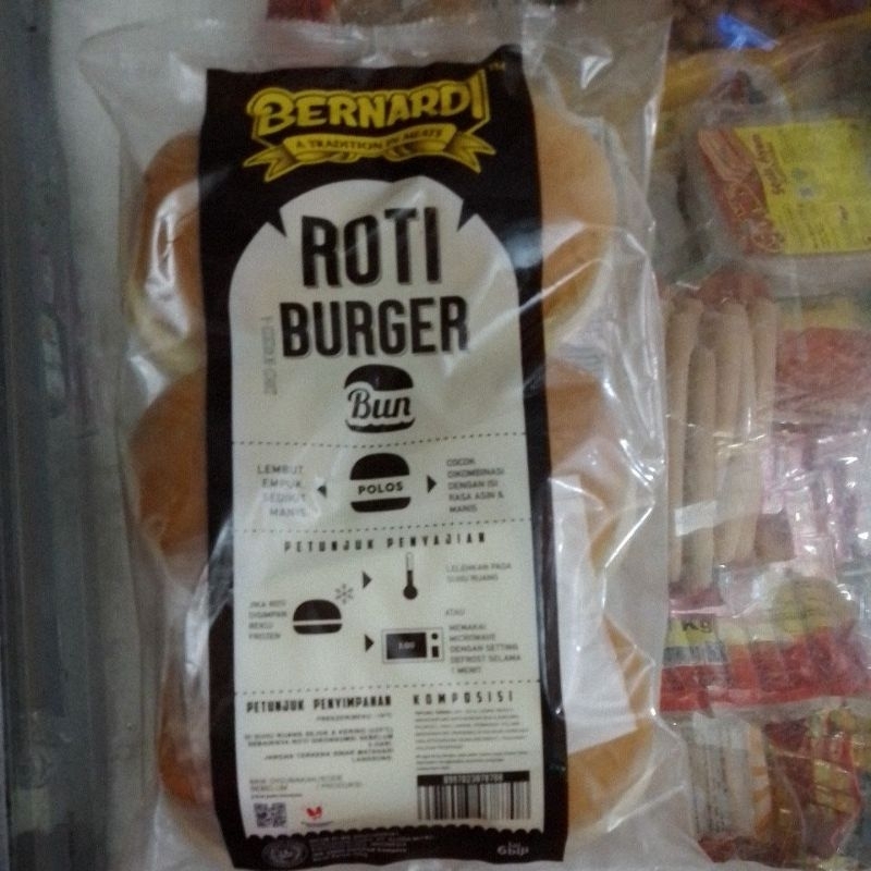 

Bernatdi Roti Burger polos isi 6 pcs