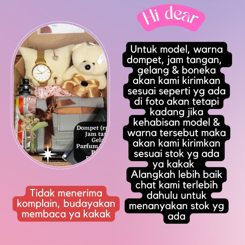 Hampers ulang tahun kado cewek hadiah wanita murah GiftBox