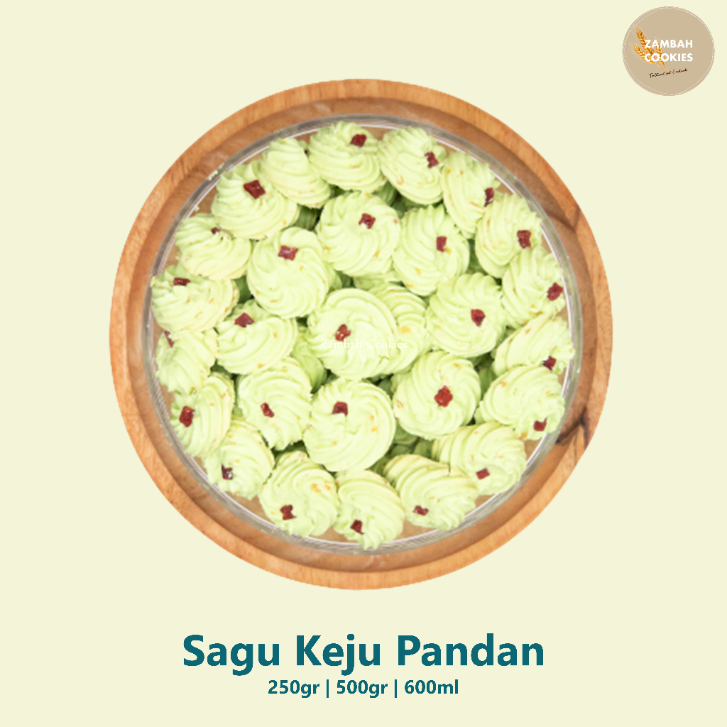 

Kue Sagu Keju Pandan