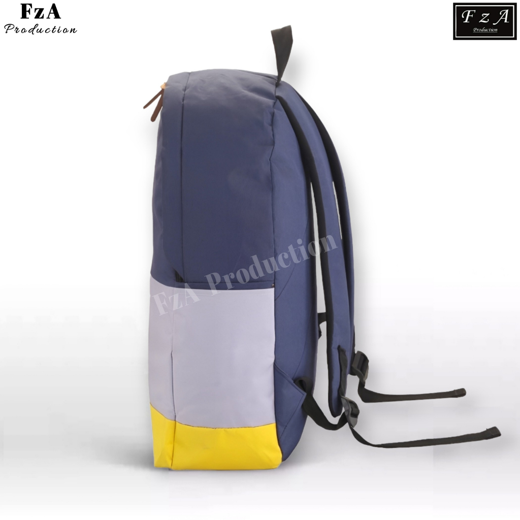 FzA Official - Tas Ransel Gendong Laptop Distro Sekolah Kuliah Pria Wanita Black Murah Original Tas Punggung Laptop -  BBSPT