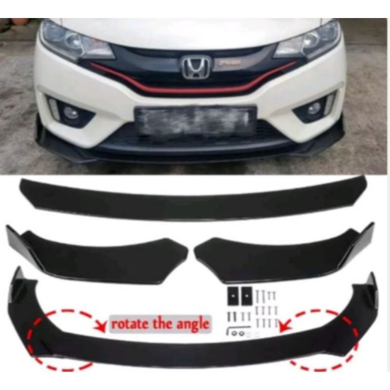 Lips Universal Winglet Universal Lips Bemper Universal Untuk Semua Mobil free baut