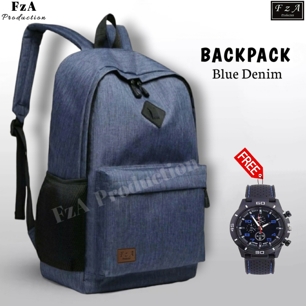 FzA Official - Tas Ransel Distro Casual Pria Wanita / Tas Ransel Laptop Backpack Sekolah Kuliah Distro Original Tas Punggung Laptop - BDSPT