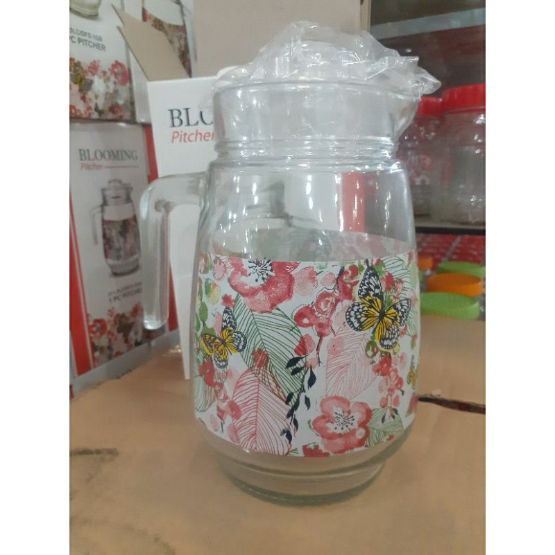 Pitcher Kaca 1,5 Litter 1Pcs / Teko Kaca Set / Teko Kaca Air Set / Pitcher Drink Set / Pitcher Kaca 