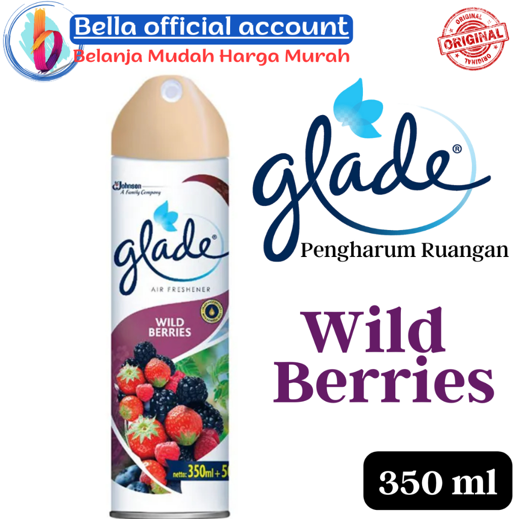 Glade Aerosol Wild Berries Pengharum Ruangan 350 ml