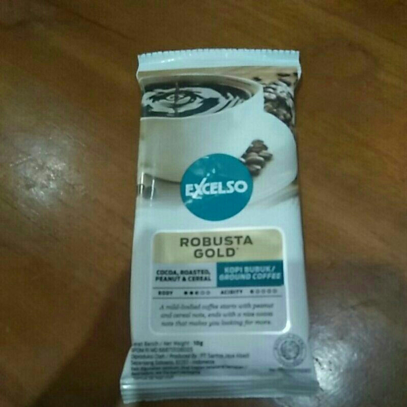 

Excelso Robusta Gold 10gr 1 sachet