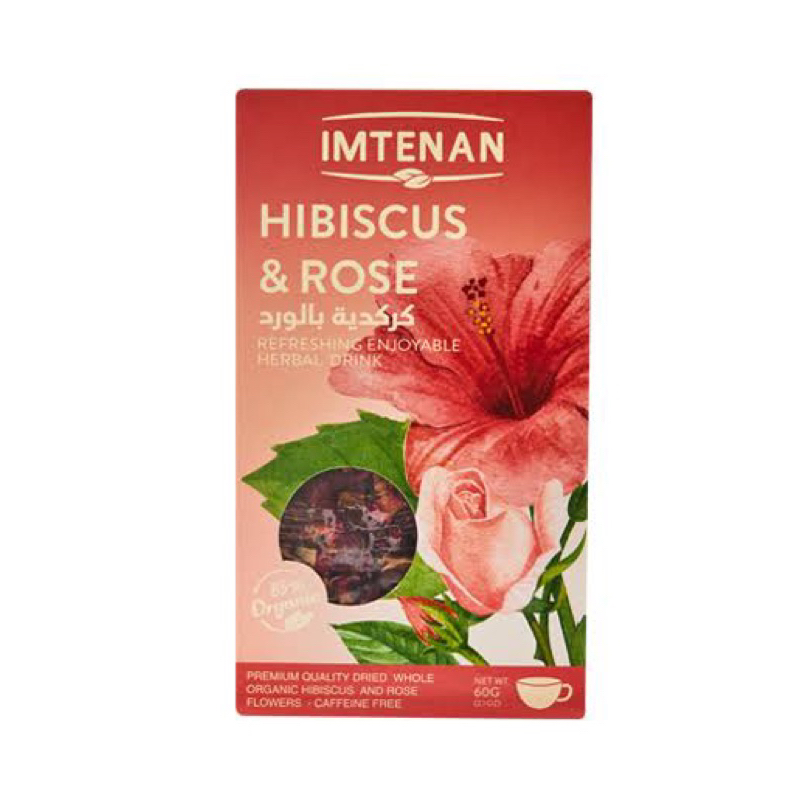 

Minuman Herbal Hibiscus & Rose brand premium Imtenan
